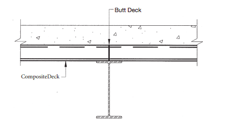 composite deck butt deck illustration