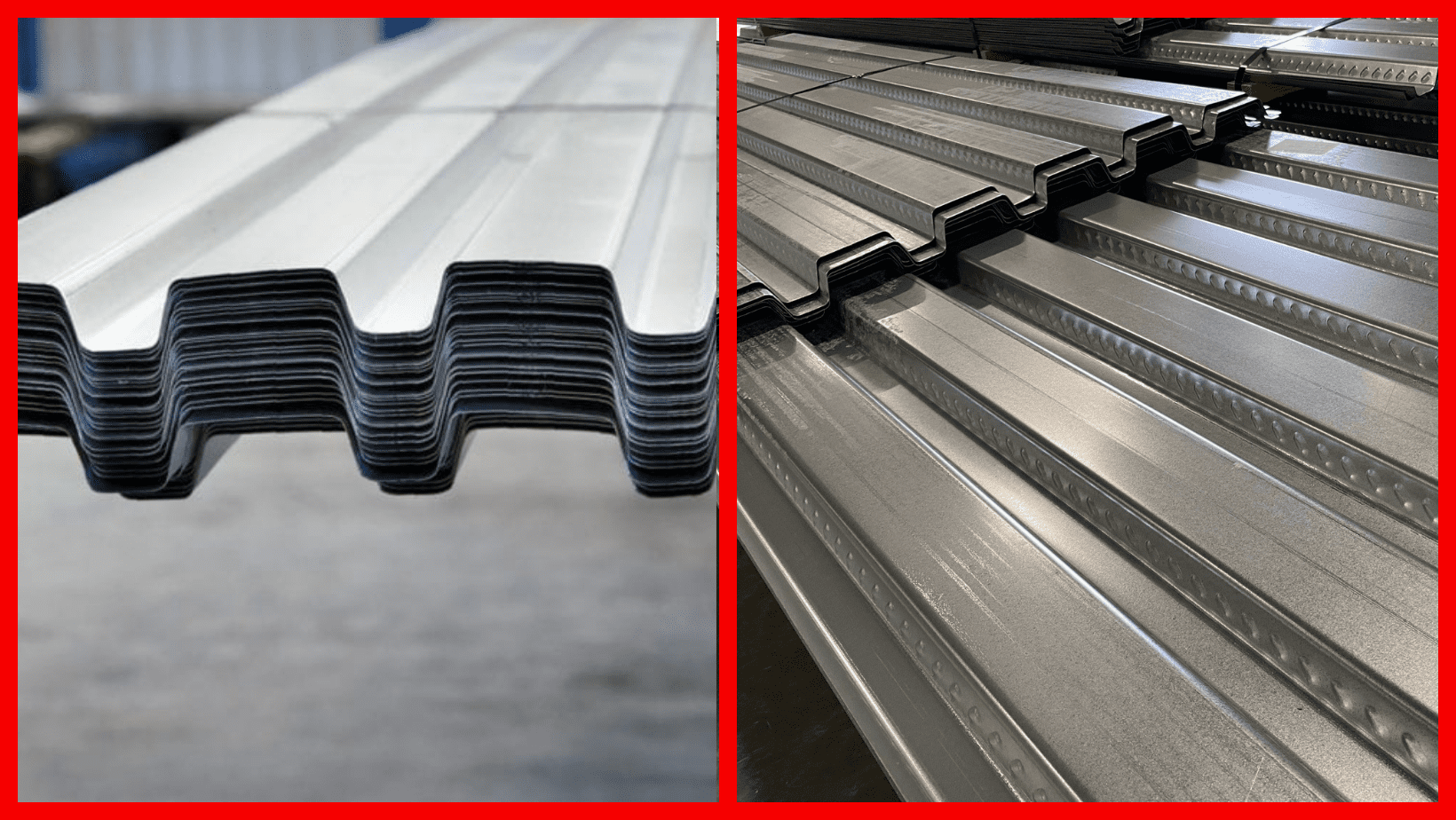metal roof deck vs. floor deck