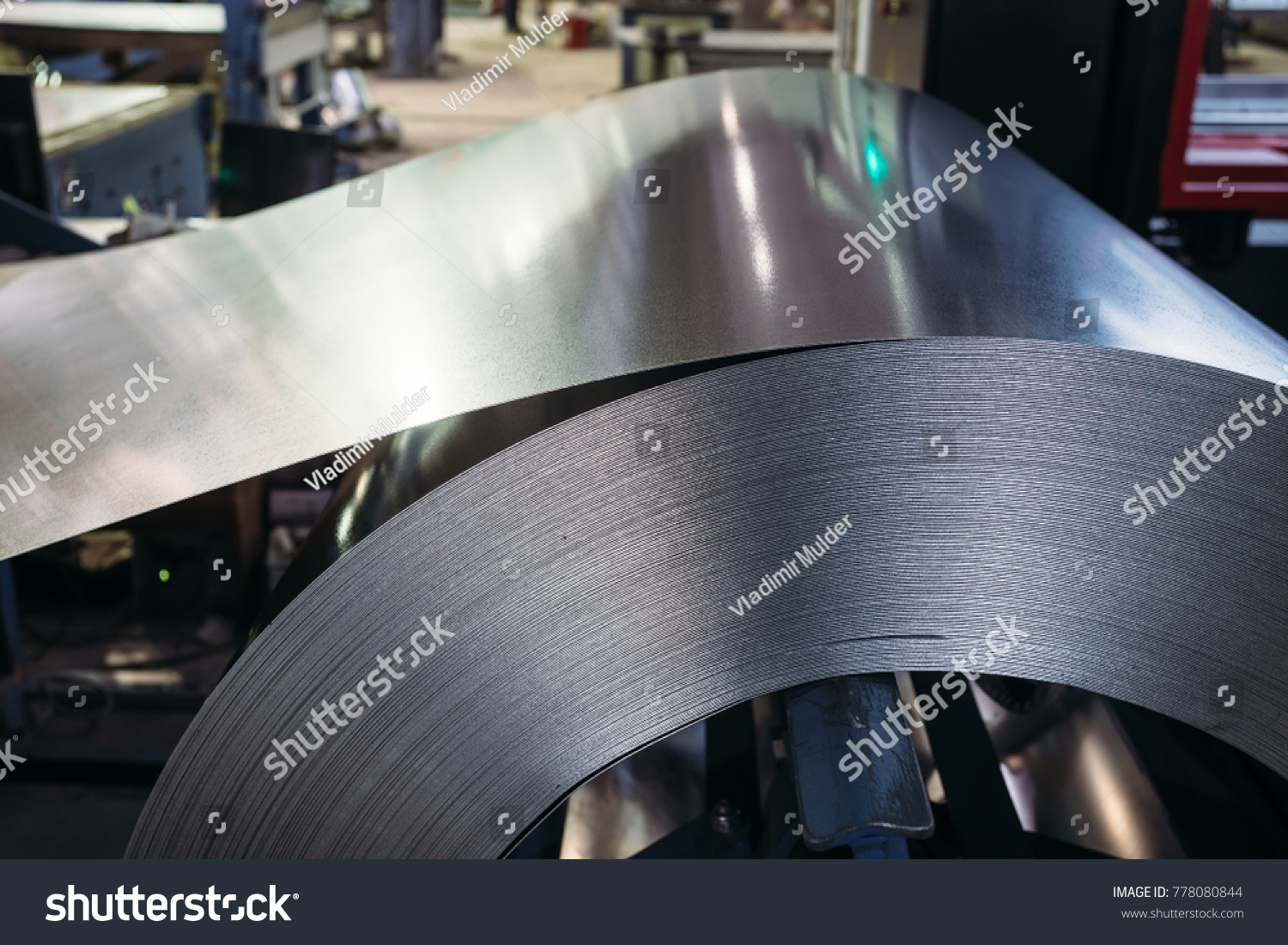 roll of galvanized steel