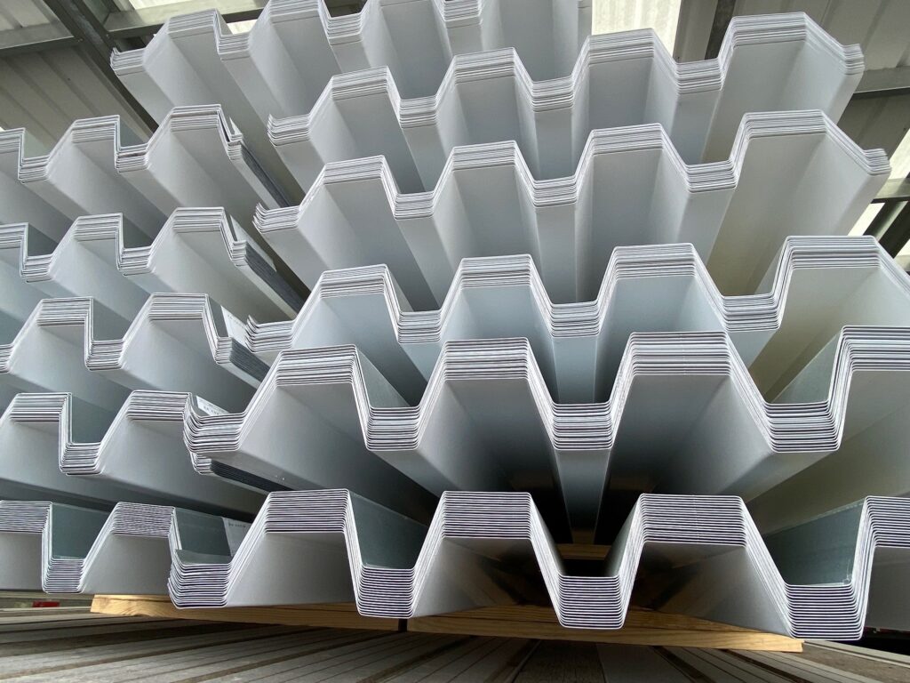galvanized painted n-deck