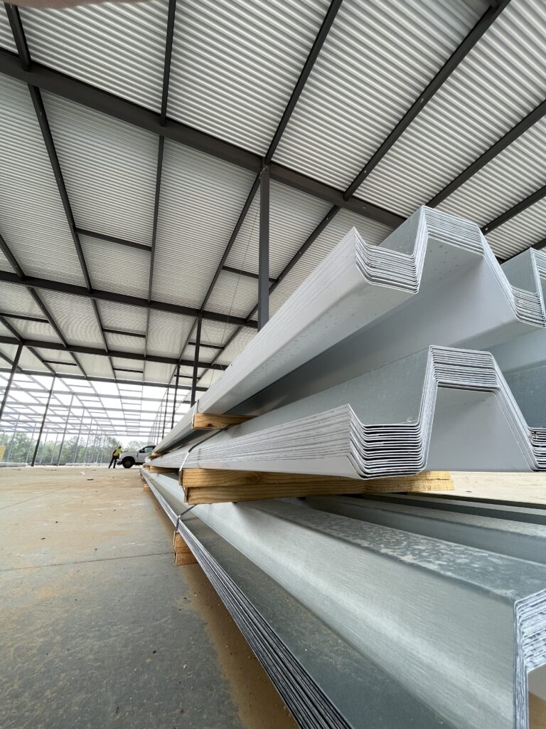 22-gauge N-Deck Galvanized metal decking